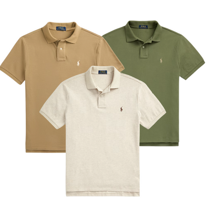 BUY 1, GET 3 — RALPH LAUREN ICONIC MESH POLO SLIM FIT