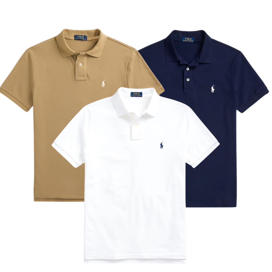 BUY 1, GET 3 — RALPH LAUREN ICONIC MESH POLO SLIM FIT